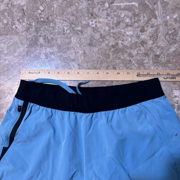 Ten Thousand Shorts Mens Medium The Interval Short 7” Blue Running Linerless Gym - Picture 3 of 8